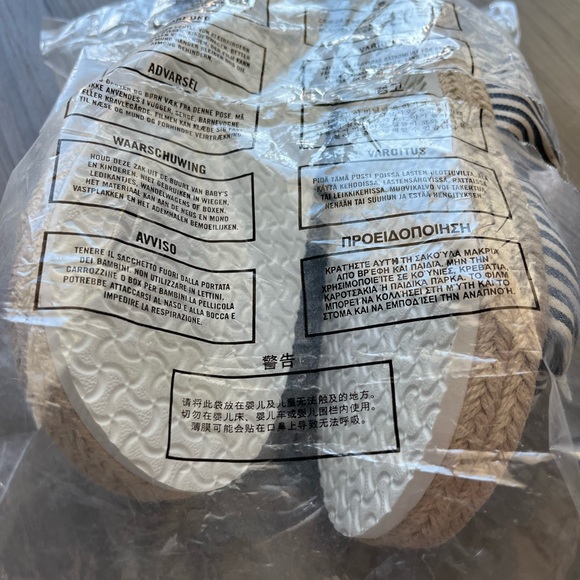 NWT Hollister Womens Slip On Slide Knot Sandals Striped Platform M medium - Picture 7 of 10